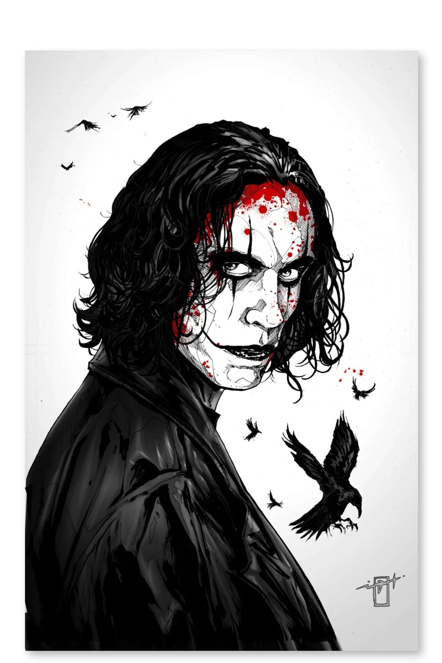 THE CROW (COLOR SPLASH VARIANT) | 2026 LAS VEGAS CON & FANEXPO PHILLY EXCLUSIVE | COVER BY JONATHAN URIBE