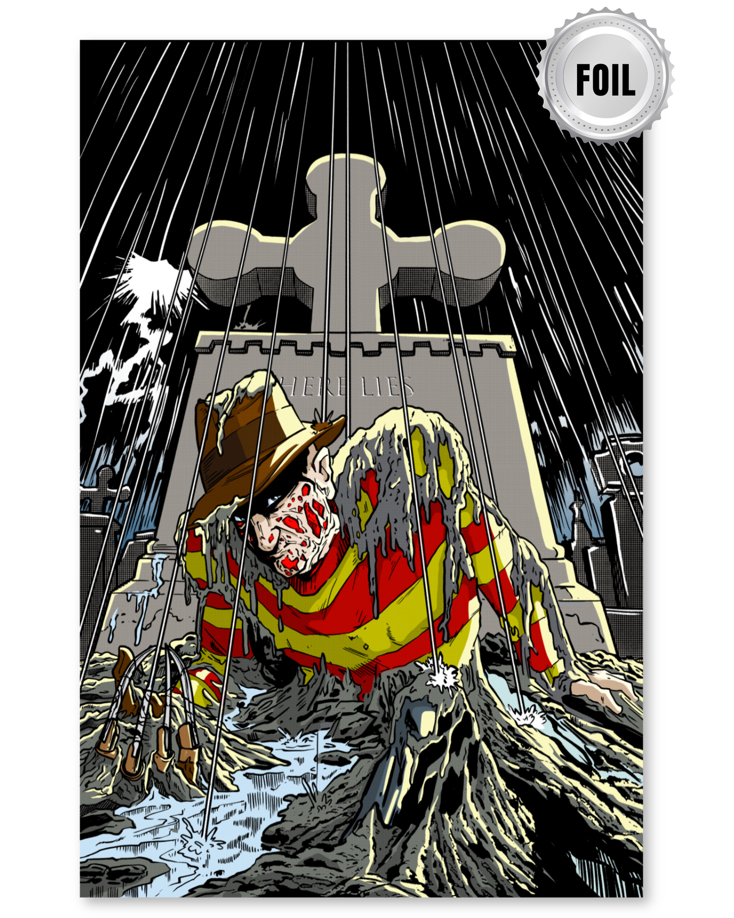 NYCC 2025 BIRTH OF A SLASHER 'FREDDY' VIRGIN FOIL MATTHEW WAITE LTD 60 - PREORDER