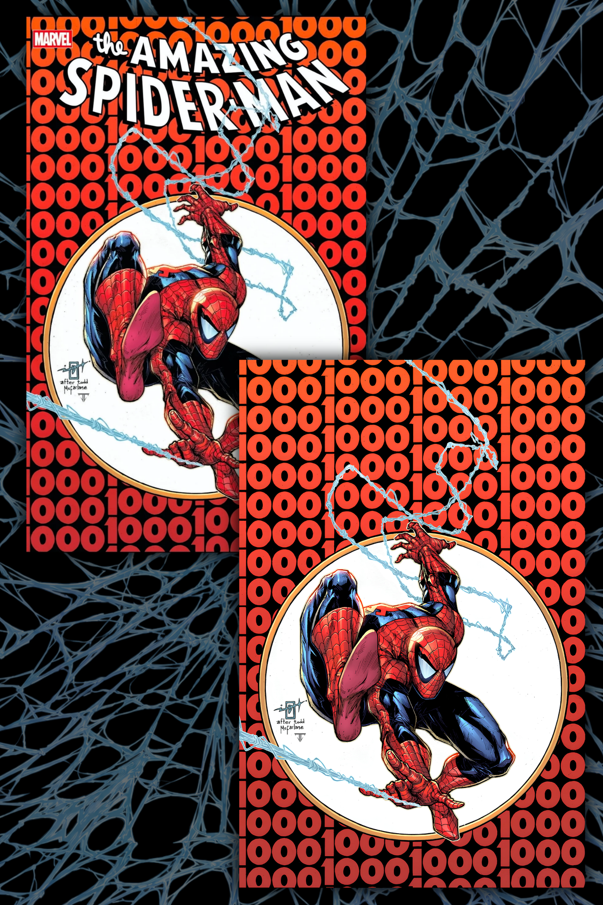 Amazing Spider-Man #1000 Jonathan Uribe SET OF TWO Trade and Virgin Variants