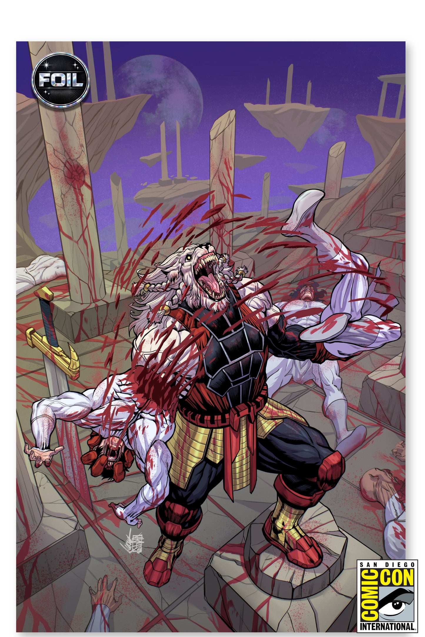 2026 SDCC BATTLEBEAST #11 – ALFREDO CARDONA FULL FOIL EXCLUSIVE LTD 1000