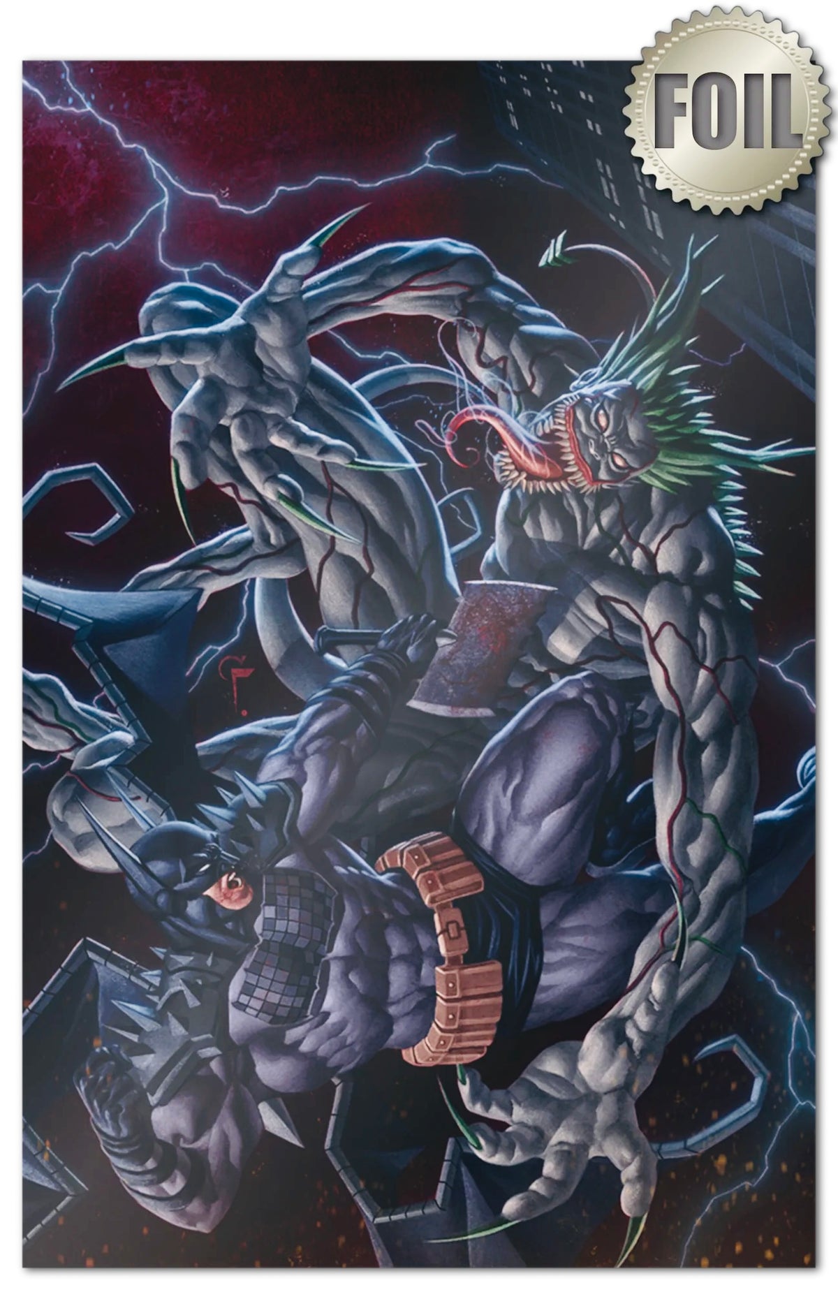 ABSOLUTE BATMAN #25 VIRGIN FOIL LTD. 1000 FELIX LEON EXCLUSIVE