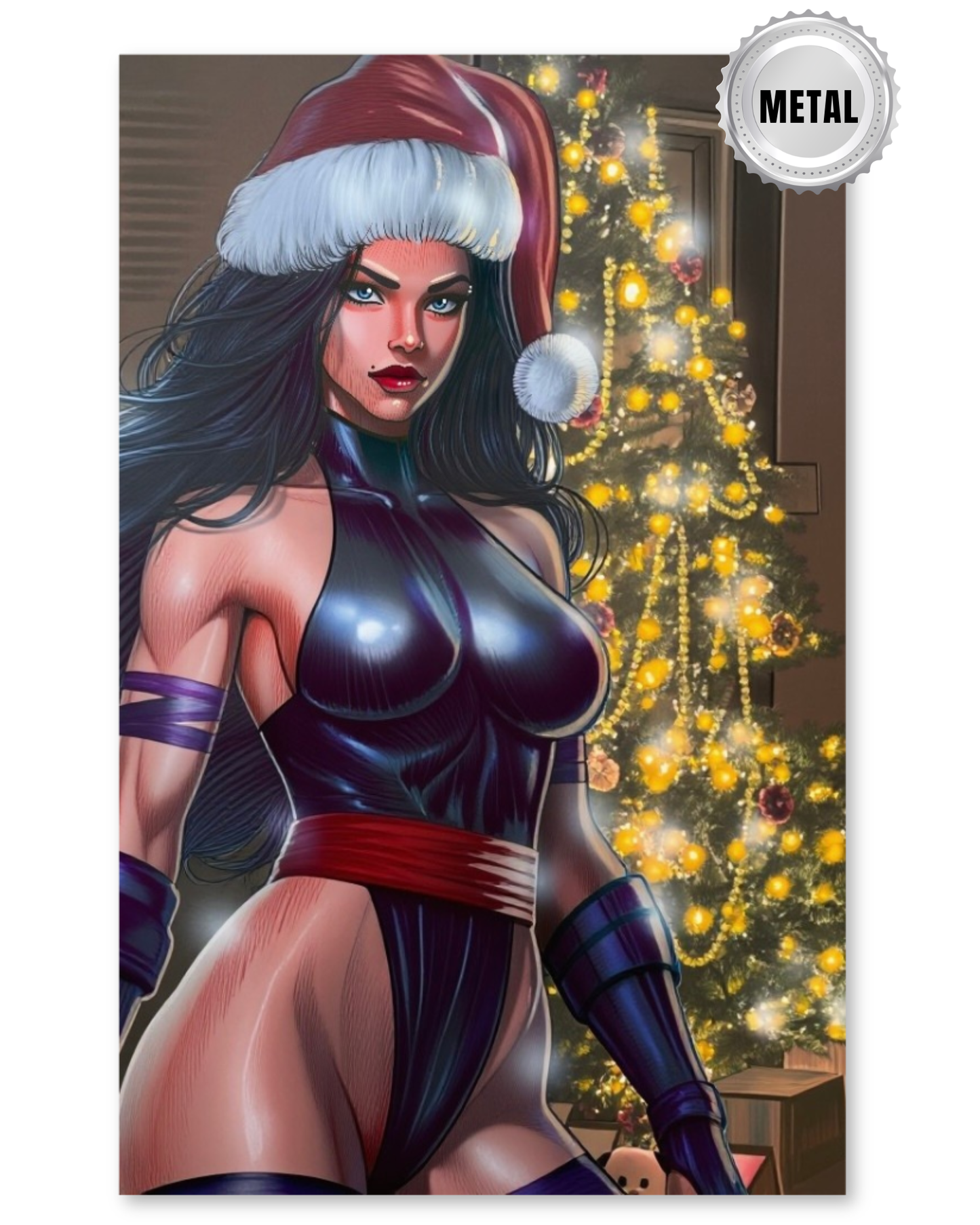 PSYLOCKE HOLIDAY SPECIAL EXCLUSIVE METAL AURELIO RIGONI LTD 10