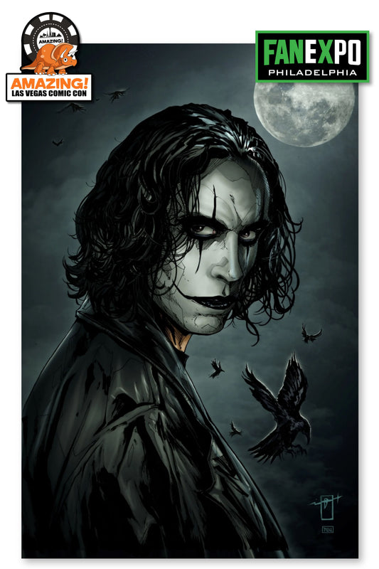 THE CROW (FULL COLOR VARIANT) | 2026 LAS VEGAS CON & FANEXPO PHILLY EXCLUSIVE | COVER BY JONATHAN URIBE