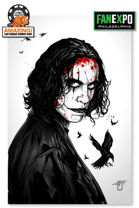 THE CROW (COLOR SPLASH VARIANT) | 2026 LAS VEGAS CON & FANEXPO PHILLY EXCLUSIVE | COVER BY JONATHAN URIBE