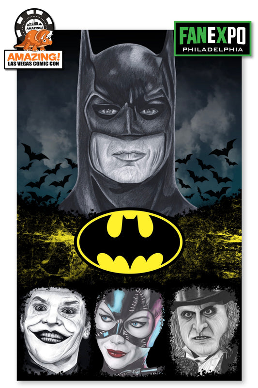 TRIBUTE: MICHAEL KEATON "BATMAN RETURNS" | 2026 LAS VEGAS CON & FANEXPO PHILLY EXCLUSIVE | COVER BY SCOTT STRAKA