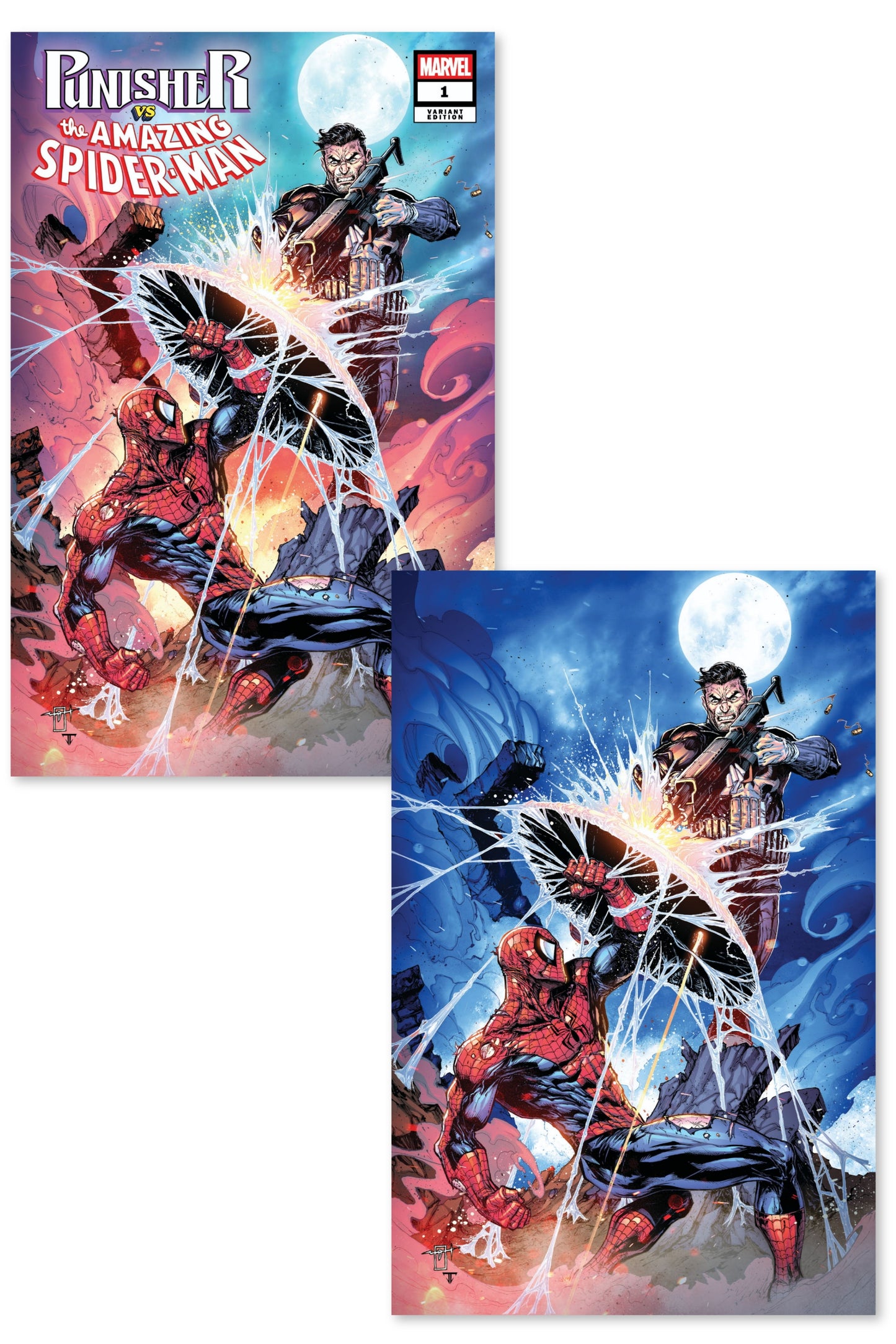 2026 SDCC PUNISHER VS SPIDER-MAN #1 2 PACK SET JONATHAN URIBE (SHIPS WEEK OF SDCC)