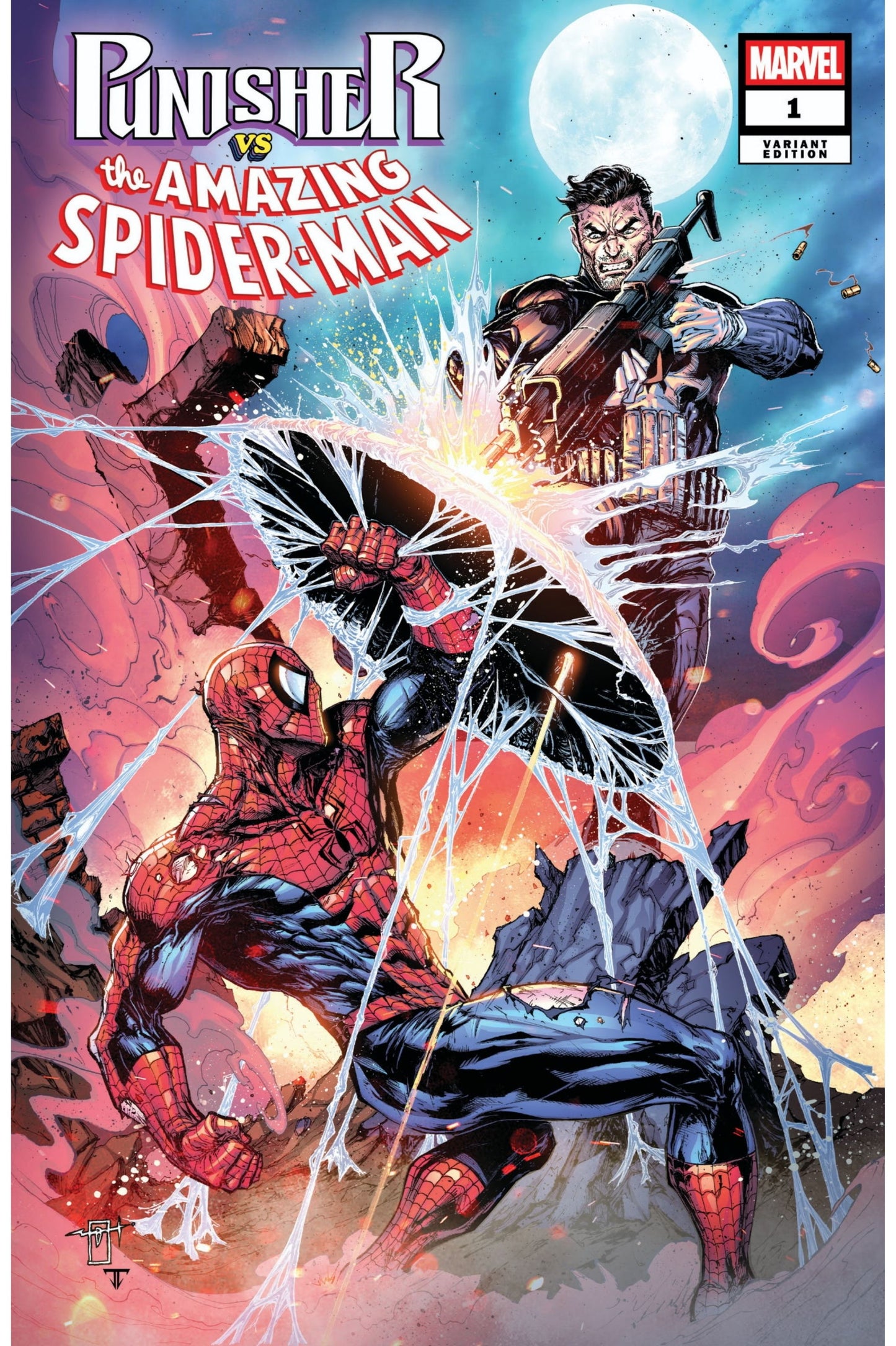 2026 SDCC PUNISHER VS SPIDER-MAN #1 2 PACK SET JONATHAN URIBE (SHIPS WEEK OF SDCC)