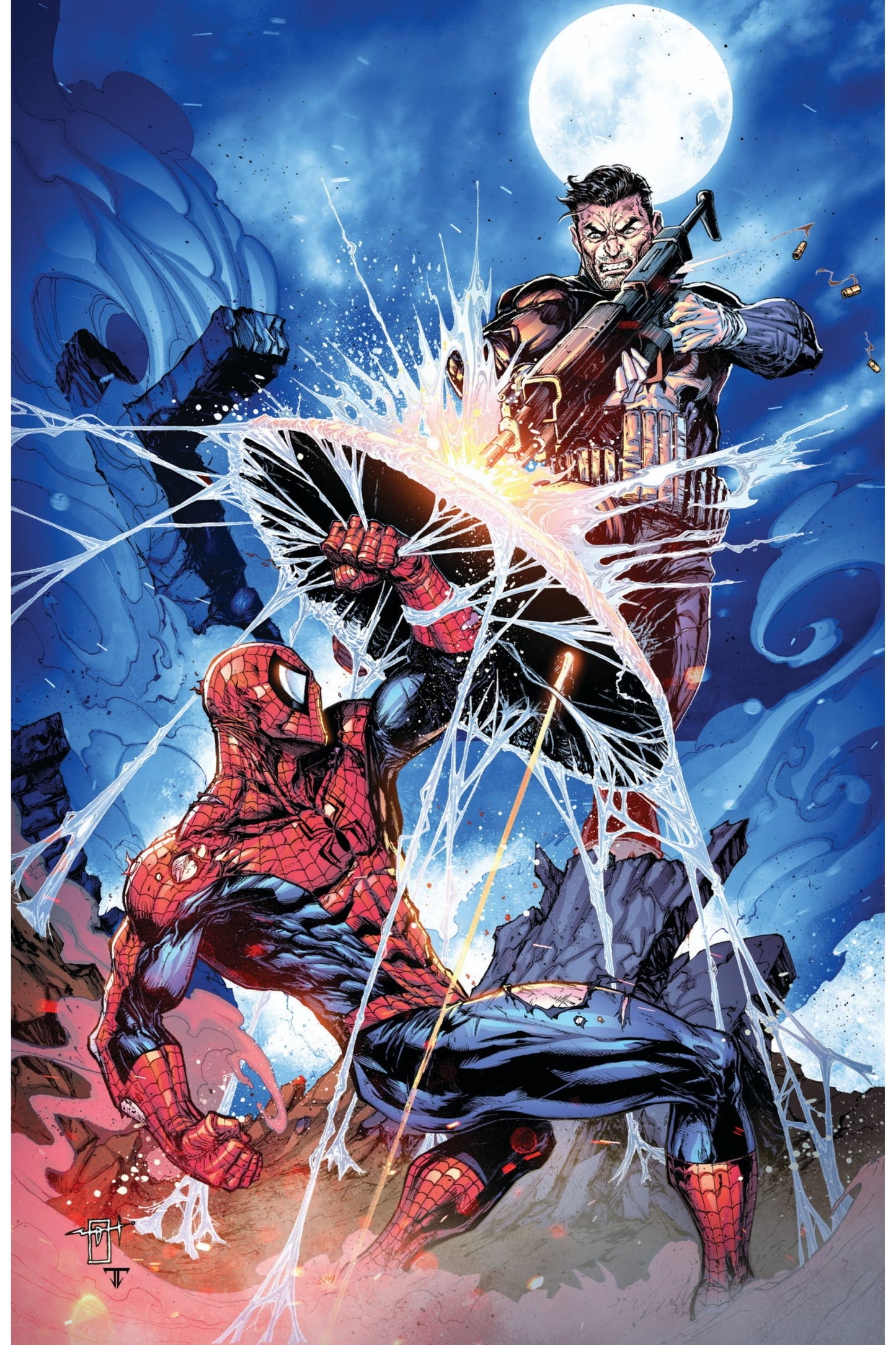 2026 SDCC PUNISHER VS SPIDER-MAN #1 2 PACK SET JONATHAN URIBE (SHIPS WEEK OF SDCC)