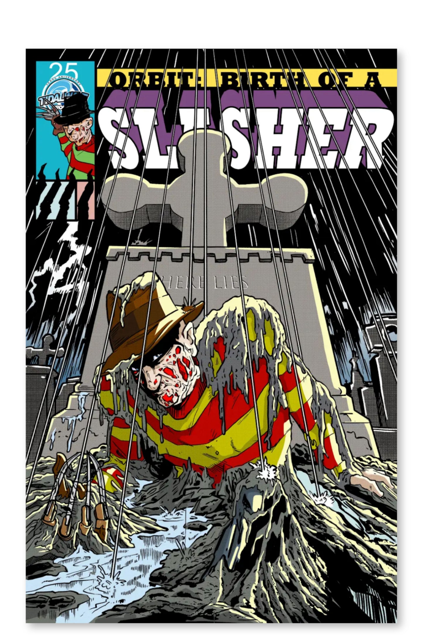 2025 NYCC BIRTH OF A SLASHER 'FREDDY' VARNISHED TRADE DRESS MATTHEW WAITE - LTD 100