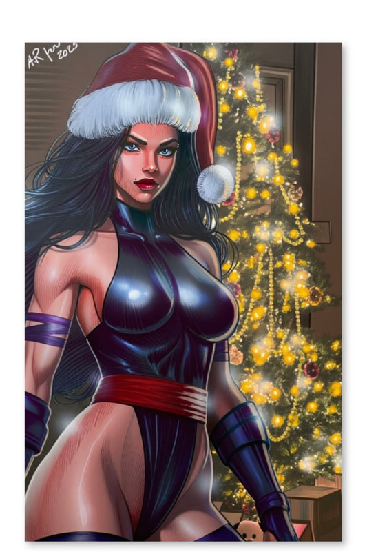 PSYLOCKE HOLIDAY SPECIAL EXCLUSIVE AURELIO RIGONI