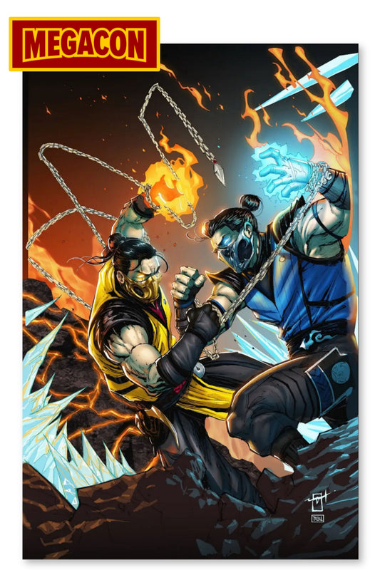 MORTAL KOMBAT: SCORPION VS. SUB ZERO | 2026 MEGACON EXCLUSIVE | COVER BY JONATHAN URIBE