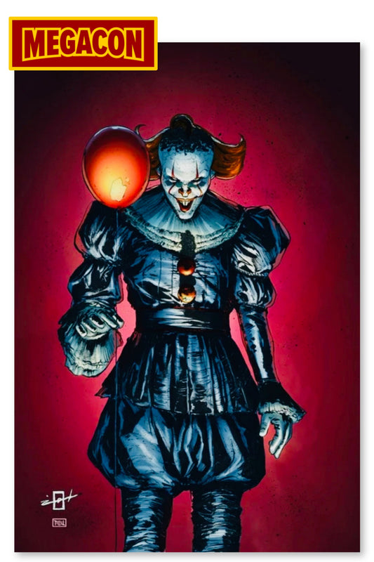 IT "PENNYWISE" - EMBOSSED VARNISH | 2026 MEGACON EXCLUSIVE | COVER BY JONATHAN URIBE (LTD 90)