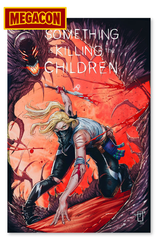SOMETHING IS KILLING THE CHILDREN #1 - TRADE DRESS | 2026 MEGACON EXCLUSIVE | COVER BY JONATHAN URIBE (LTD 500)