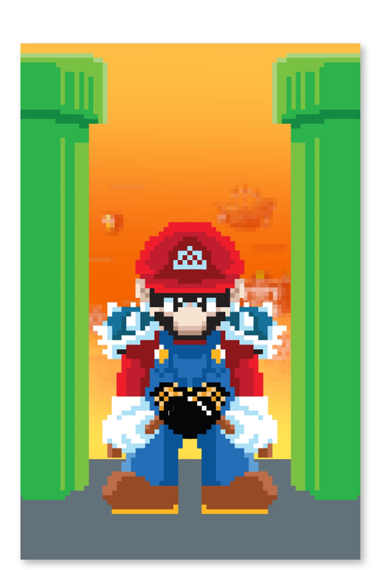 8-BIT ABSOLUTE MARIO EXCLUSIVE VARIANT COVER BY MATTHEW WAITE