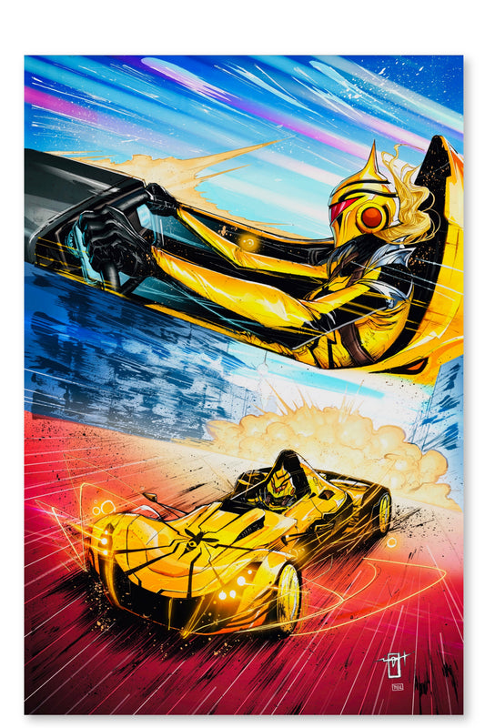 M1 MONSTER RACING LEAGUE #1 JONATHAN URIBE VIRGIN VARIANT 500 PRINT