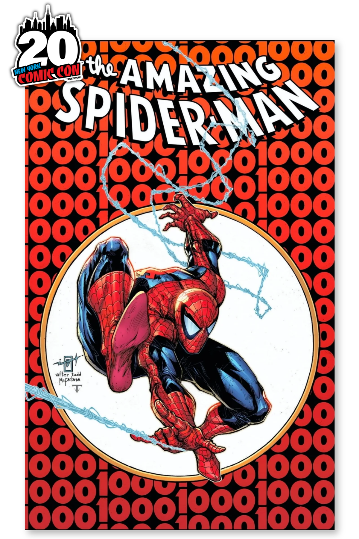 2026 NYCC AMAZING SPIDER-MAN #1000 JONATHAN URIBE TRADE DRESS LTD 3000