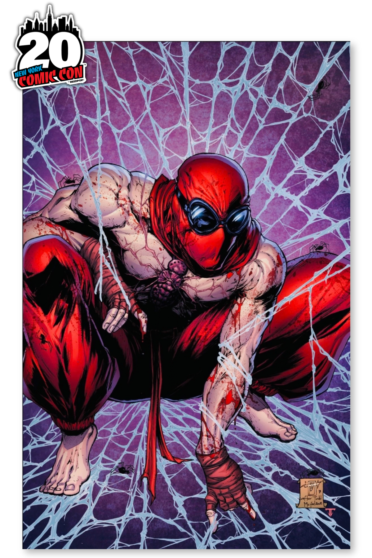 2026 NYCC MIDNIGHT SPIDERMAN - JONATHAN URIBE VIRGIN EXCLUSIVE LTD 1000