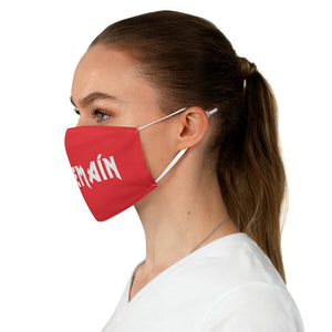 SOÍREMAÍN - RED FACE MASK WHITE LOGO