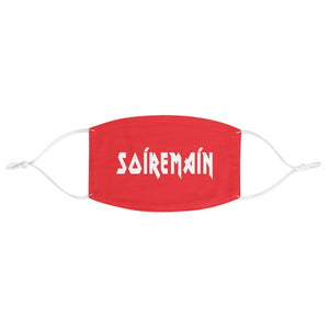 SOÍREMAÍN - RED FACE MASK WHITE LOGO