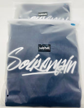 Load image into Gallery viewer, SOÍREMAÍN - MINERAL WASH BLUE HOODIE