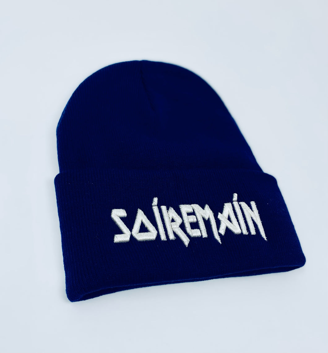 SOÍREMAÍN BEANIE - NAVY BLUE